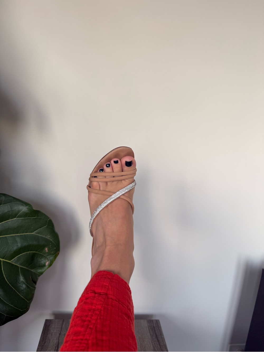 Schutz Armina Suede Crystal Mule Heels Size 9 Good condition - Picture 3 of 6